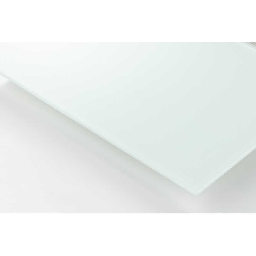 Tavolino da salotto con piano sollevabile ENZO 110x60 cm bianco/rovere Sonoma