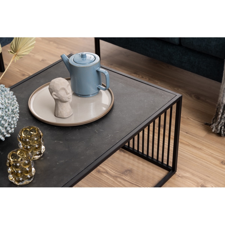 Tavolino da salotto DEVIN nero