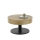 Tavolino da salotto ELEMENT con piano sollevabile, Ø 75 cm, rovere/nero