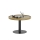 Tavolino da salotto FOCUS Ø 60 cm rovere/nero
