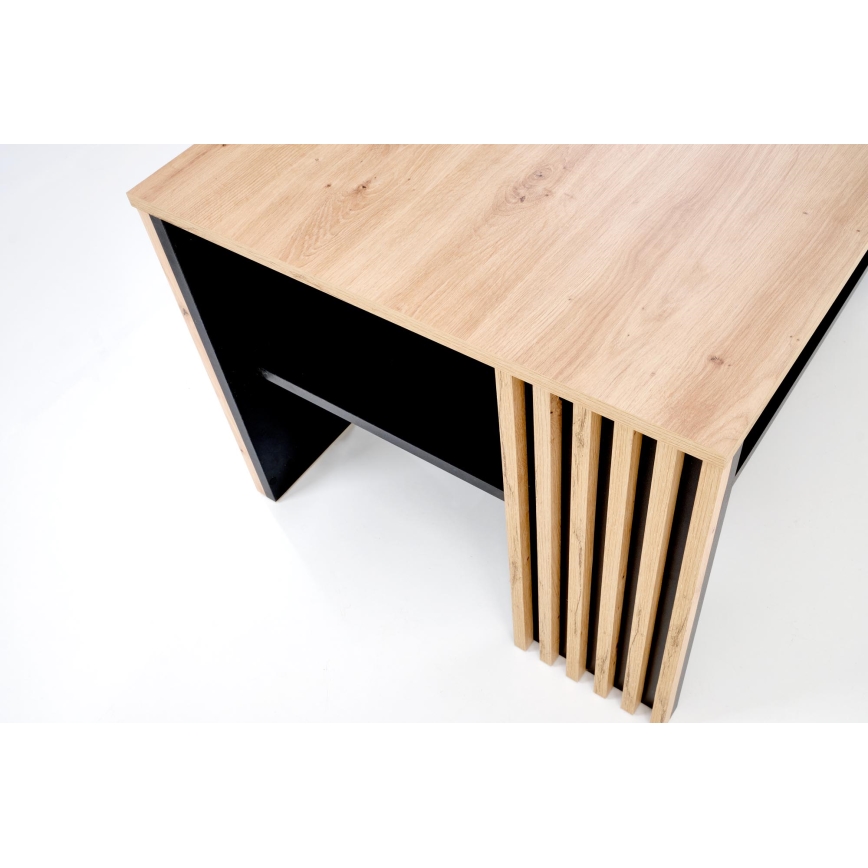 Tavolino da salotto FORMA 110x65 cm marrone/nero