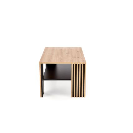 Tavolino da salotto FORMA 110x65 cm marrone/nero