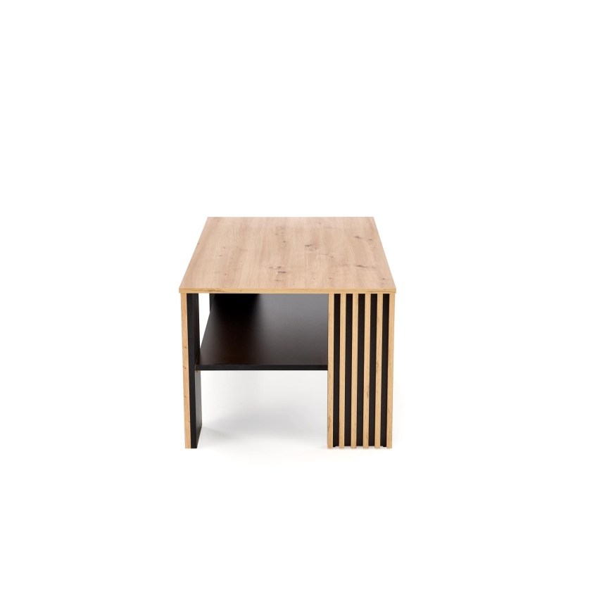 Tavolino da salotto FORMA 110x65 cm marrone/nero