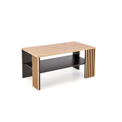 Tavolino da salotto FORMA 110x65 cm marrone/nero