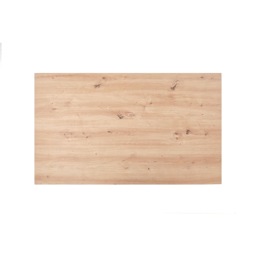 Tavolino da salotto FORMA 110x65 cm marrone/nero