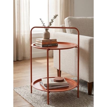 Tavolino da salotto HAGE 50x66 cm arancione