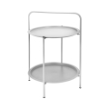 Tavolino da salotto HAGE 50x66 cm bianco