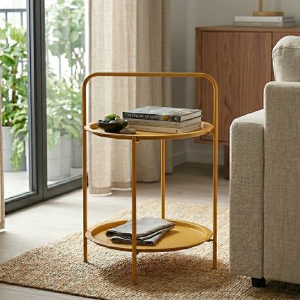 Tavolino da salotto HAGE 50x66 cm marrone