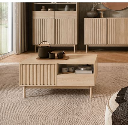 Tavolino da salotto KIOTO 106 x 53 cm in rovere Cremona