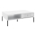 Tavolino da salotto LUE 104x68 cm bianco/nero