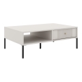 Tavolino da salotto LUE beige/nero