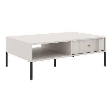 Tavolino da salotto LUE beige/nero