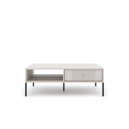 Tavolino da salotto LUE beige/nero