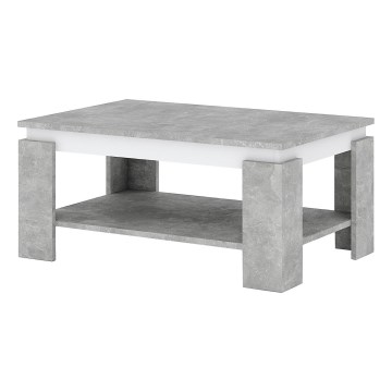 Tavolino da salotto LUNO grigio cemento/antracite