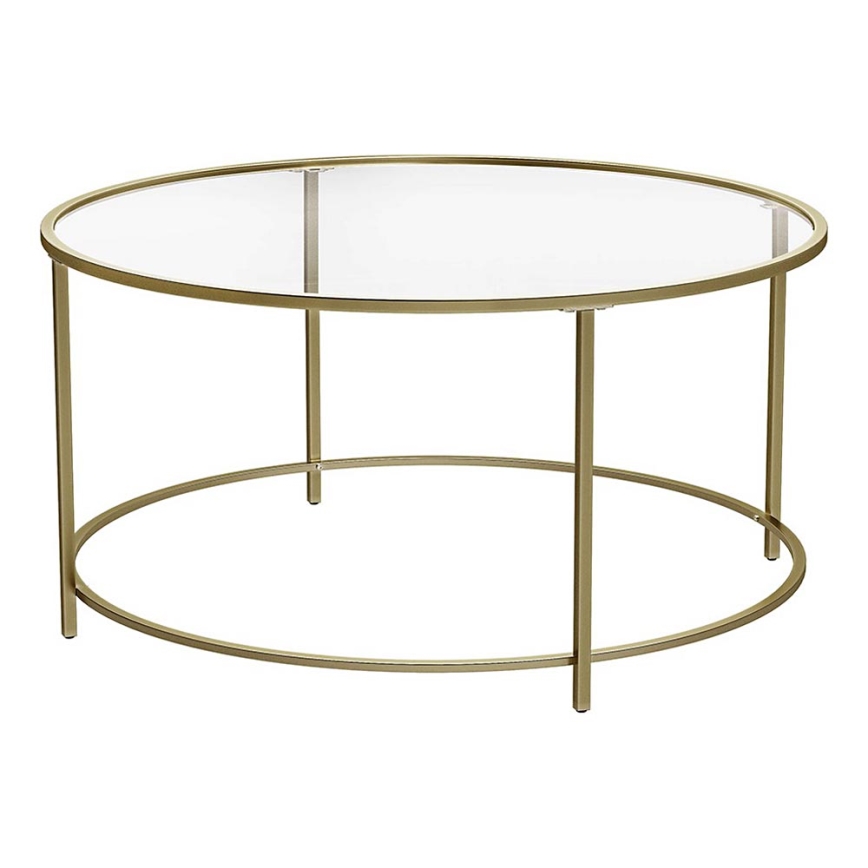 Tavolino da salotto LYRA oro