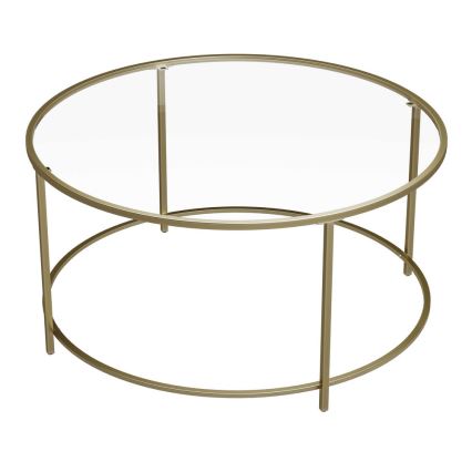 Tavolino da salotto LYRA oro