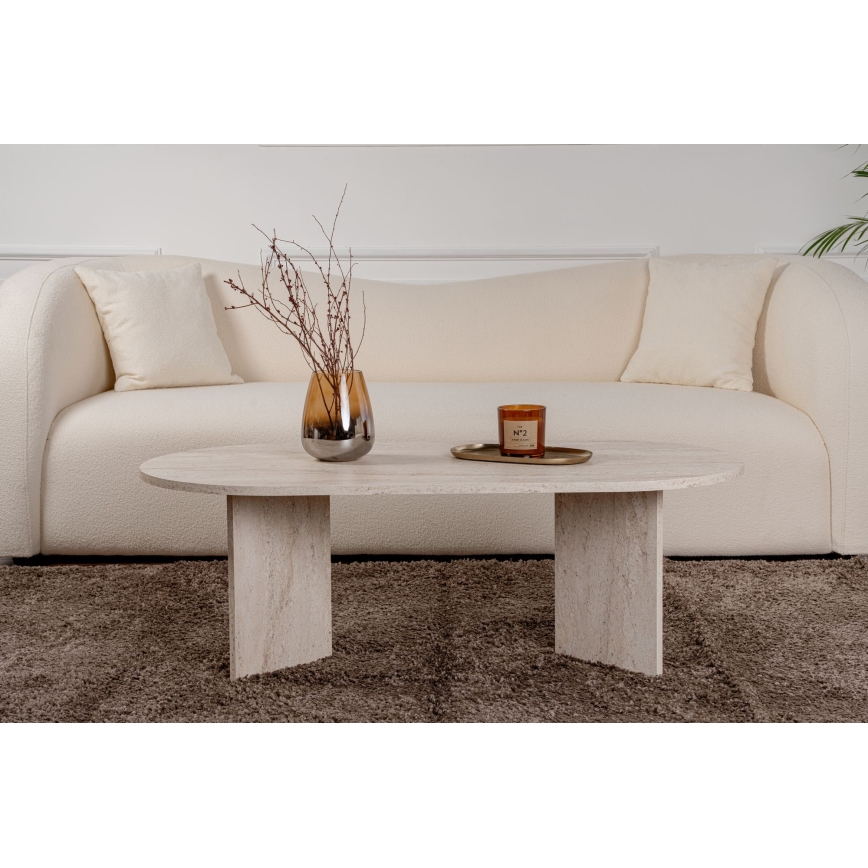 Tavolino da salotto NEL 119x60 cm beige