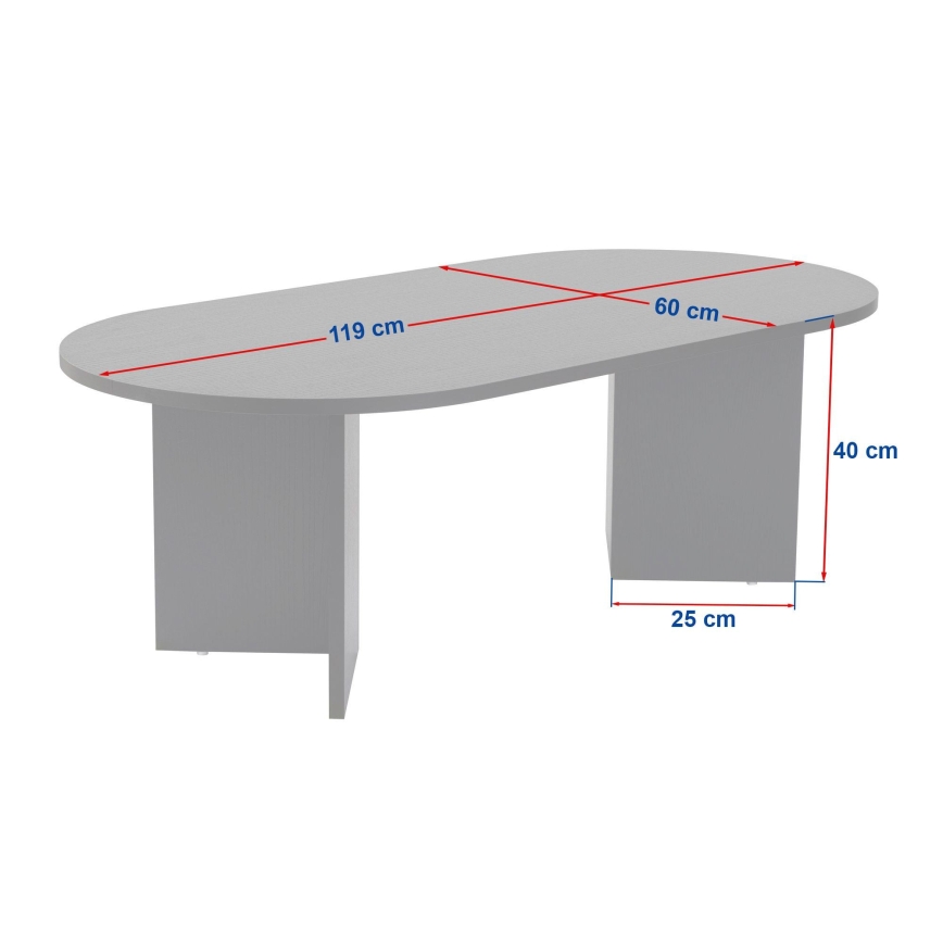 Tavolino da salotto NEL 119x60 cm beige