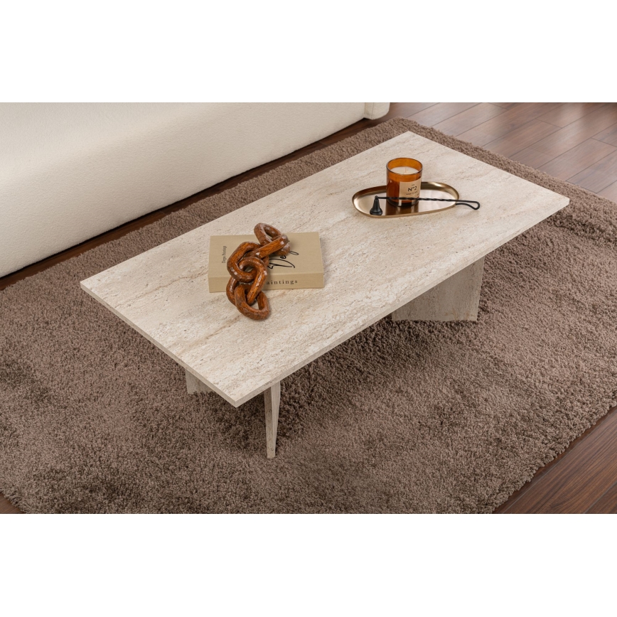 Tavolino da salotto NEL 119x60 cm beige