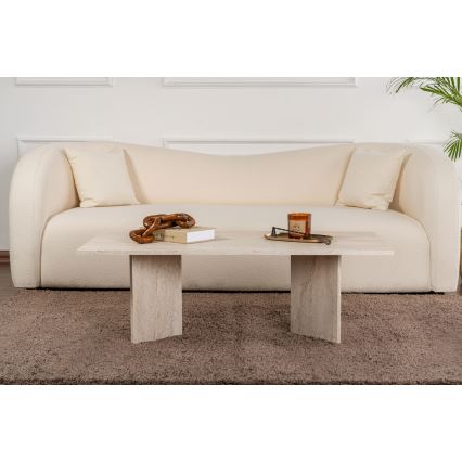 Tavolino da salotto NEL 119x60 cm beige