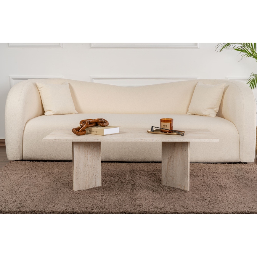 Tavolino da salotto NEL 119x60 cm beige