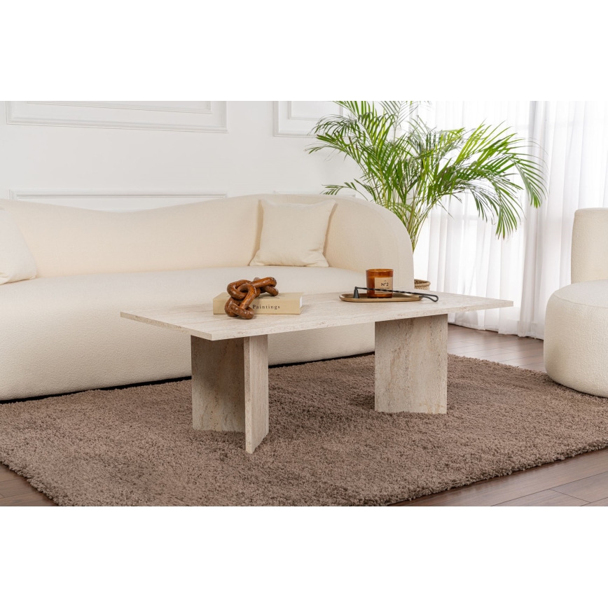 Tavolino da salotto NEL 119x60 cm beige