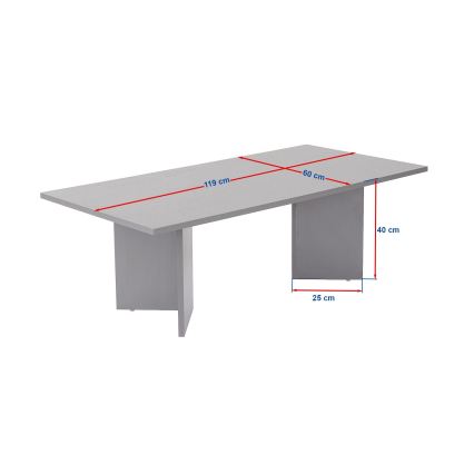 Tavolino da salotto NEL 119x60 cm beige