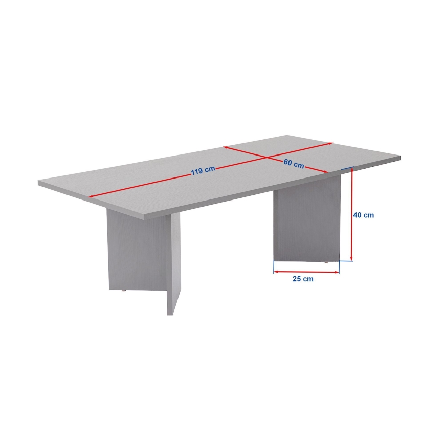 Tavolino da salotto NEL 119x60 cm beige