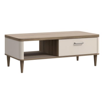 Tavolino da salotto NOR marrone/beige
