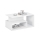 Tavolino da salotto NOTE 90x51 cm bianco