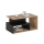 Tavolino da salotto NOTE 90x51 cm nero/rovere artisan