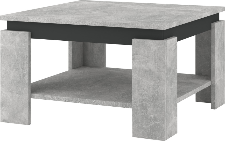 Tavolino da salotto OLAF grigio cemento/antracite