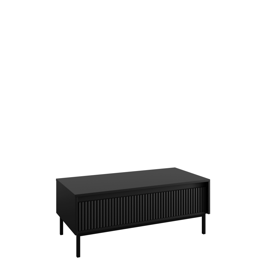 Tavolino da salotto OZMI 100x40 cm nero