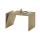 Tavolino da salotto PRISM 60x40 cm regolabile in verticale e in orizzontale, finitura rovere