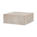 Tavolino da salotto PRIZMA 90x90 cm beige