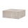 Tavolino da salotto PRIZMA 90x90 cm beige