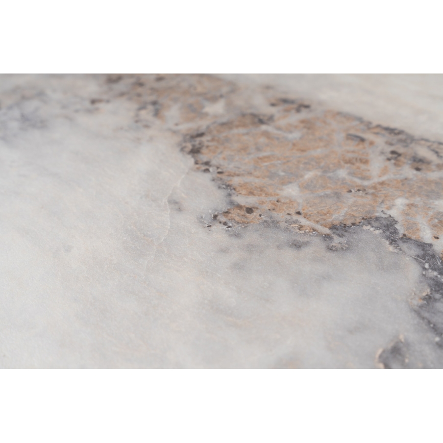 Tavolino da salotto PRIZMA 90x90 cm in marmo