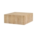 Tavolino da salotto PRIZMA 90x90 cm in rovere