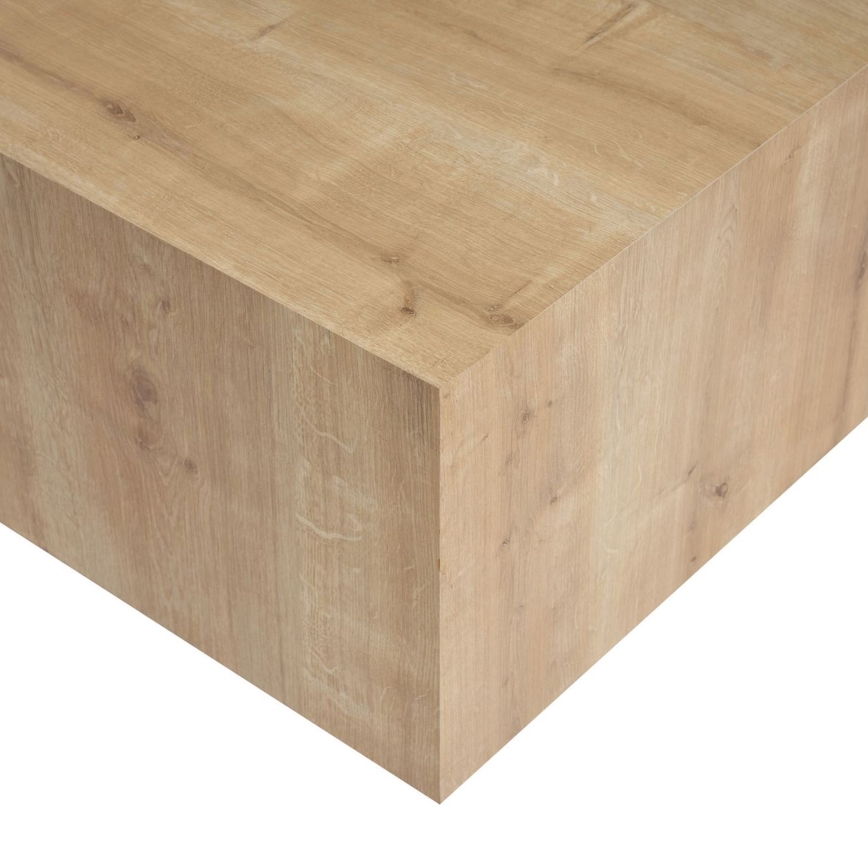 Tavolino da salotto PRIZMA 90x90 cm in rovere