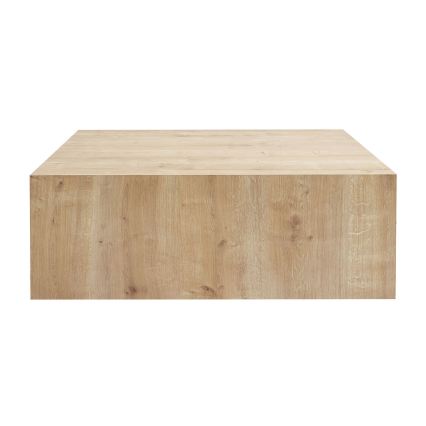 Tavolino da salotto PRIZMA 90x90 cm in rovere
