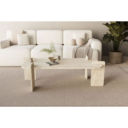 Tavolino da salotto PURO 120x60 cm beige