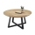 Tavolino da salotto RIVA Ø 90 cm acacia/nero