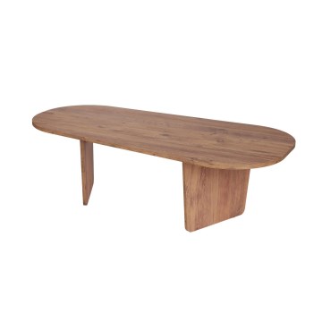 Tavolino da salotto ROND 130x65 cm in pino