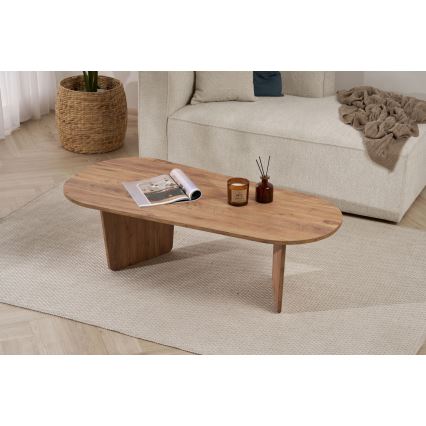 Tavolino da salotto ROND 130x65 cm in pino