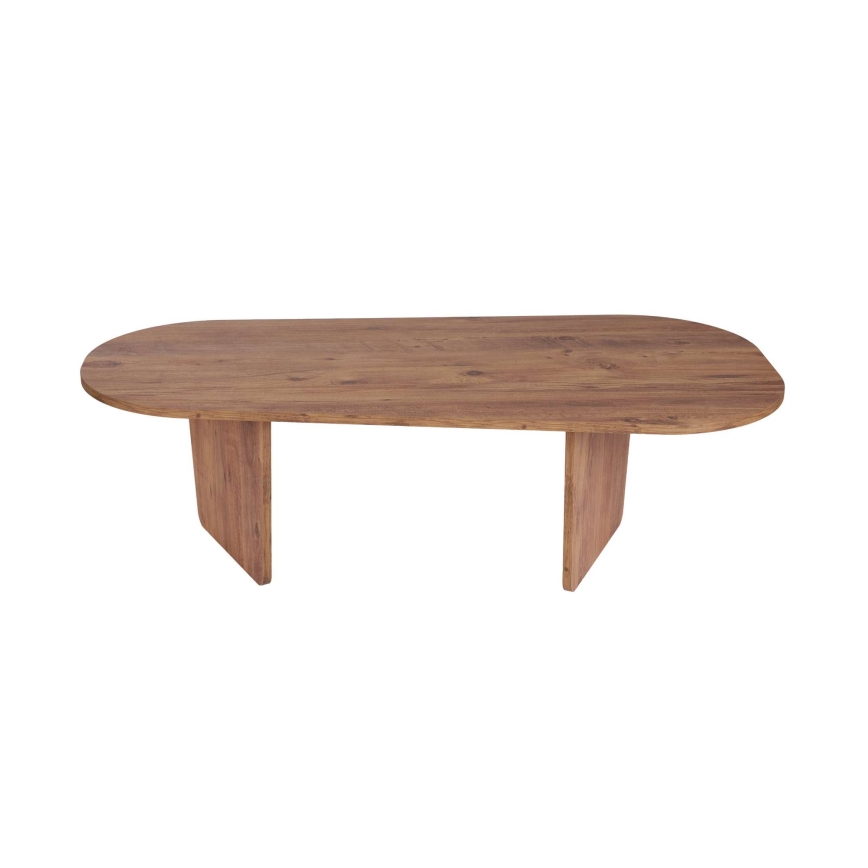 Tavolino da salotto ROND 130x65 cm in pino