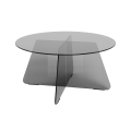 Tavolino da salotto SANOS 80 cm, grigio fumo