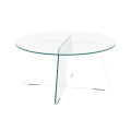 Tavolino da salotto SANOS 80 cm trasparente