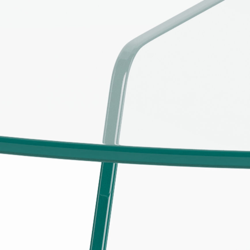 Tavolino da salotto SANOS 80 cm trasparente