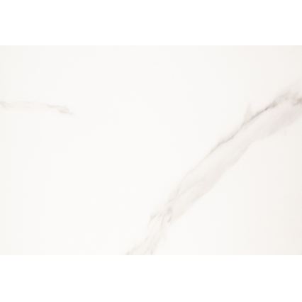 Tavolino da salotto SANTORINI Ø 70 cm bianco/nero, piano in ceramica