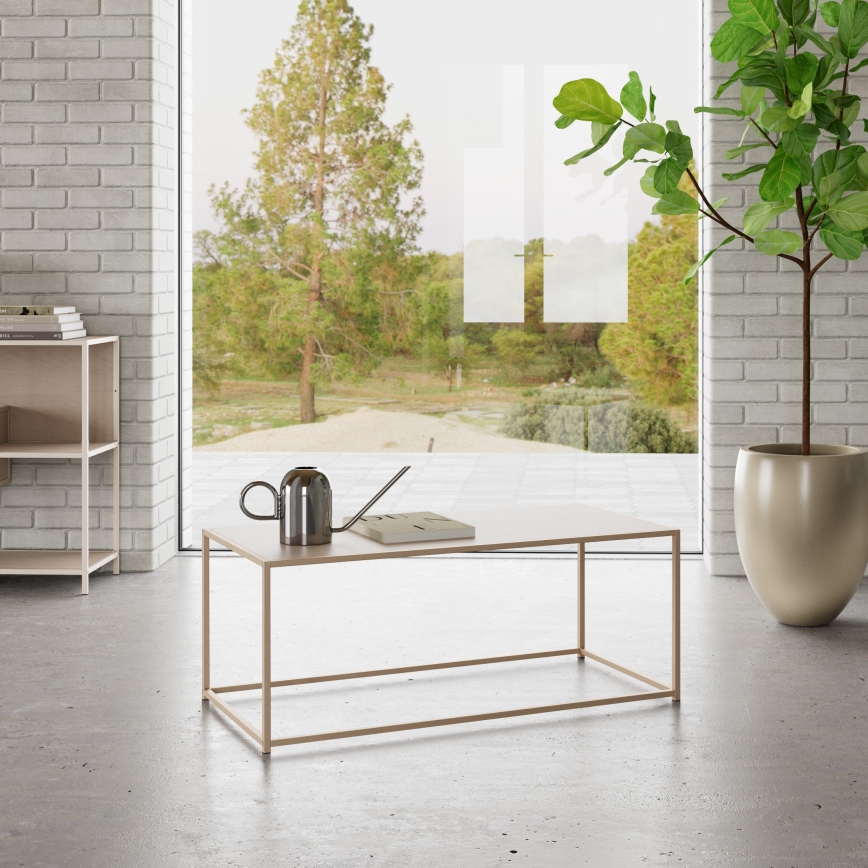 Tavolino da salotto SARON 100x50 cm grigio